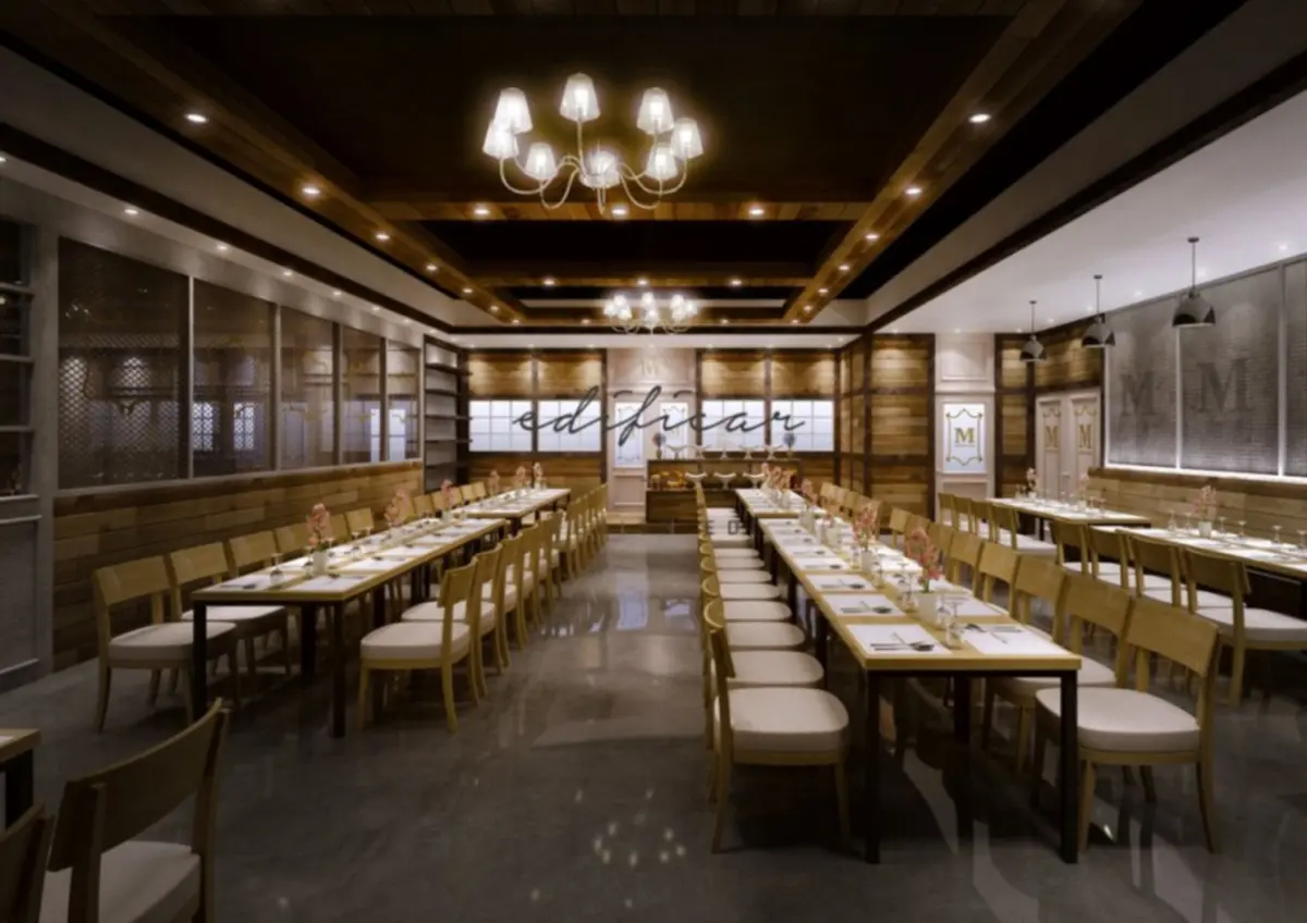 우드 감성 내추럴 레스토랑 인테리어 디자인